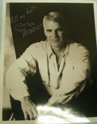 Steve Martin 8x10 Sexy Autograph Photo,  Funny Note Hand Signed Handsome