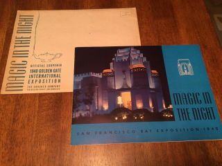1940 Golden Gate Expo Official Souvenir Booklet W/envelope