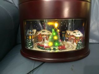 Mr Christmas Symphony of Bells Music Box Lighted Tree Village Train 50 Songs 3