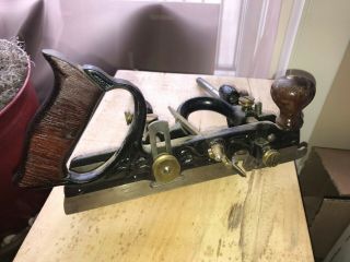 Antique Stanley No.  45 Plane With 2 " Blade Only (comes In A Hinge - Top Box)