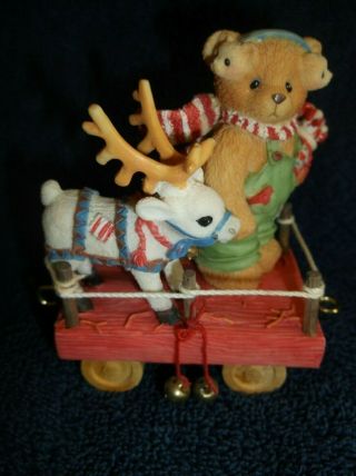 Cherished Teddies Kirby " Heading Into The Holidays With Deer Friends " Figurine