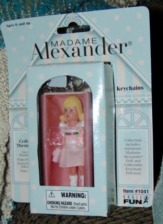 2002 Madame Alexander Packaged Happy Birthday Doll Keychain