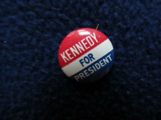 Scarce 1960 John Kennedy Democratic Presidential Campaign Pin Pinback Button Jfk