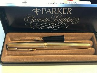 Parker 585 14 Kt Solid Gold Fountain Pen