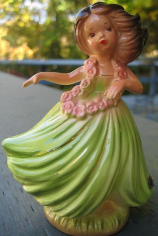 Lovely H.  T.  F.  Josef Originals Miss Hawaii Hula Girl From The Small World Series