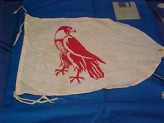 1930s Boy Scouts Cloth Hawk Patrol Flag