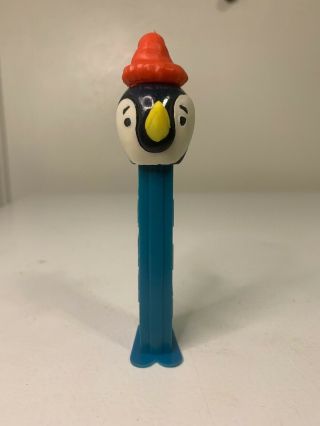 Merry Music Maker Penguin With Red Hat Pez Dispenser With Whistle