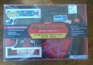 Funko Pop Marvel Walmart Exclusive Spider - Man Homecoming 259 Gift Box