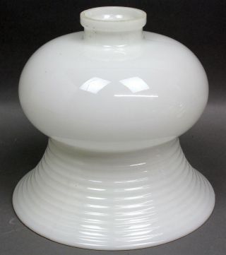 Antique White Milk Glass Torchiere Floor Lamp Light Shade 2 - 3/8 " Fitter