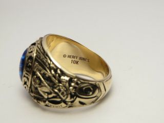 REAL GOLD 10K RING,  US Military Academy,  WEST POINT,  Ring,  1970,  SIZE 11.  75 3