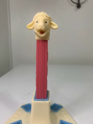 Vintage Merry Music Maker Sheep Pez Dispenser With Whistle No Feet