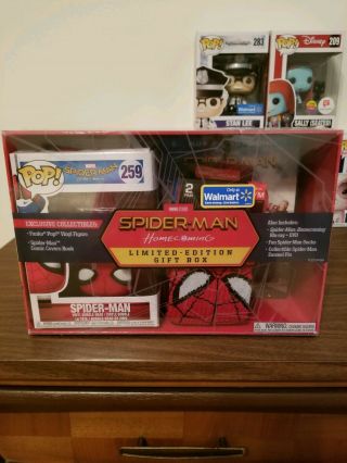 Funko Upside Down Spider Man Homecoming Blu - Ray Gift Box Set Walmart Exclusive