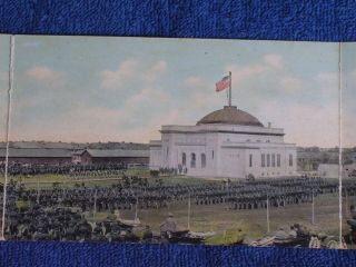 San Antonio TX/President Taft Dedicating Fort Sam Houston Chapel/Trifold PC/1909 5