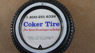 Vintage Coker Tire Key Chain Keychain Tape Measure 4