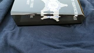 Authorized US Secret Service Anniversary Lucite Encased Badge Set 4