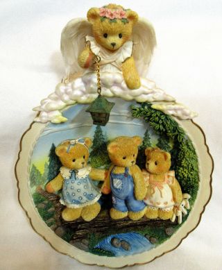 Cherished Teddies Always There When I Need You 3d Plate First Issue