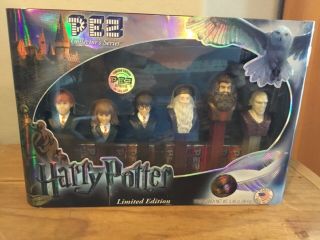 Pez Harry Potter Limited Edition Of 100,  000 Boxed Set Collectors Item