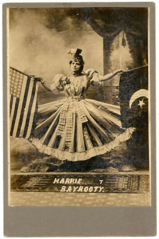 Marrie Bayrooty Syria Whirling Dancer Ringling Bros Circus Ottoman Flag Photo