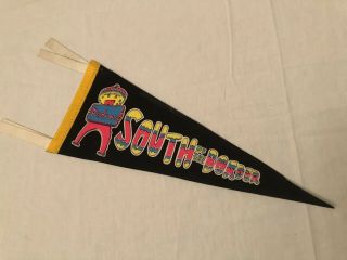 Vintage South Of The Border Felt Banner Pennant Souvenir 1970’s