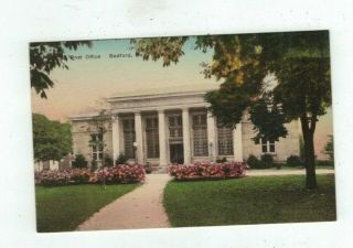 Pa Bedford Pennsylvania Antique Hc Post Card View Of Post Office
