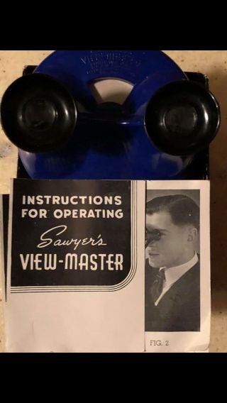 VIEWMASTER MODEL B - MARINE BLUE EDITION EXTREMELY RARE 5