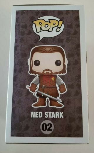 Flawed Funko Pop Game of Thrones Headless Ned Stark SDCC 2013 with Pop Protector 2