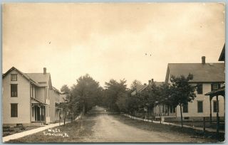 Turbotville Pa Main Street 1910 Antique Real Photo Postcard Rppc