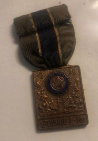 1929 American Legion Man O’ War 11th National Convention Medal