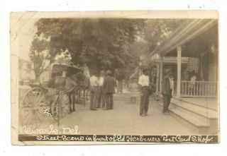Herbeners Post Card Shop Rppc Newark Delaware Circa 1910