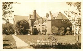 Real Photo Postcard Margaret Hall,  Iowa State College,  Ames,  Iowan - Ca 1930s