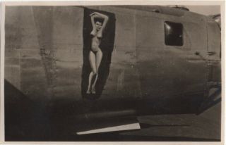 Nose Art: Nude Woman,  1940s