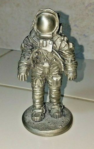 4 " Pewter Apollo Astronaut Figurine From Kennedy Space Center By Fort
