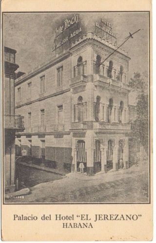 Cuba 1920 - Havana - Palacio Del Hotel El Jerezano Habana - Postcard