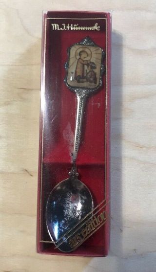M.  J.  Hummel 3.  75 " Christmas 1991 Ars Edition Silver Plated Spoon West Germany