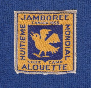 M912 8th World Scout Jamboree 1955 - Alouette Subcamp -