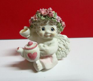 Dreamsicles Miniature Mini High Tea Cast Art Cherub Angel Figurine