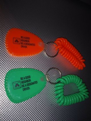 State Farm Insurance " Be A Good Neighbor Be A Designated Driver " Key Chains Madd