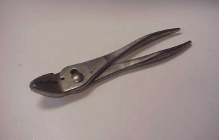 Rare Vintage Mephisto No.  96 Heavy Duty Curved Bent Nose Slip Joint Pliers