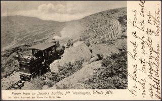 Mt.  Washington Railway Repair Train On Jacob 