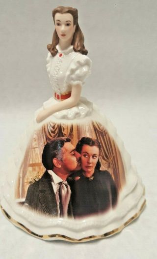 Bradford Editions Gone With The Wind " Ruffles And Lace Dress " Figurine
