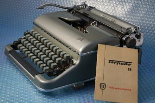 Torpedo 18 Wintage German Typewriter In