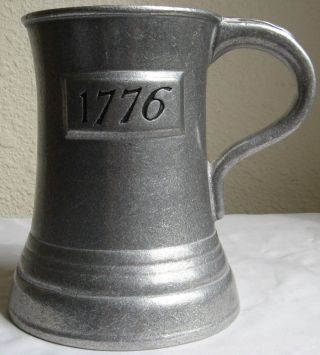 Vintage 5 1/4 " Wilton Rwp 1776 Pewter Beer Tankard Stein Mug U.  S.  A.  L3