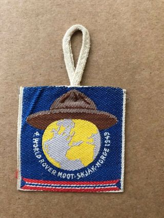 1949 World Scout Moot,  Skjak - Norge Participant Badege