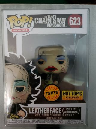 Funko Pop Leatherface Pretty Woman Mask 623 Texas Chainsaw Chase Hot Topic