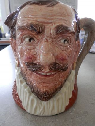 Royal Doulton large character jug,  Sir Francis Drake D6115 hatless,  1940 - 1 2