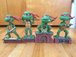 Teenage Mutant Ninja Turtles Extreme Head Knockers Neca 4 Pack Bundle Rare