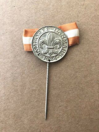1924 World Scout Jamboree Danmark Souvenir Silver Stick Pin