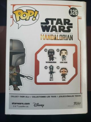 2019 Disney D23 Expo Exclusive The Mandalorian Funko Pop & Limited Release Pin 4