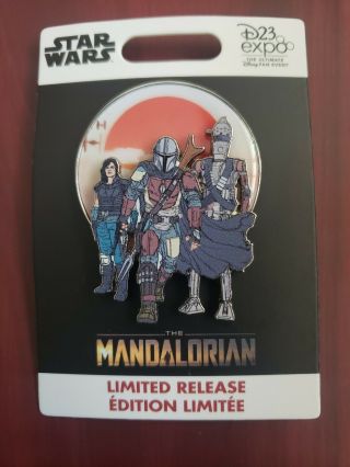 2019 Disney D23 Expo Exclusive The Mandalorian Funko Pop & Limited Release Pin 8