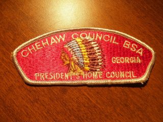 Bsa - Csp - Chehaw Council,  Georgia - Vintage 1970 